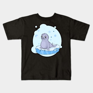 Seal Calm and Cool No text Kids T-Shirt